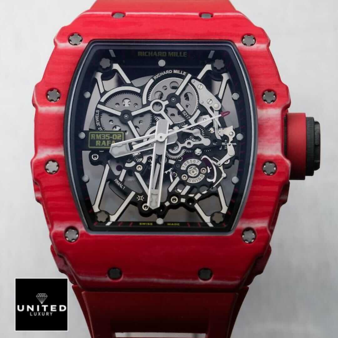 Richard Mille RM 35-02 Richard Mille RM35-02 Rafa Black Dial Replica white background