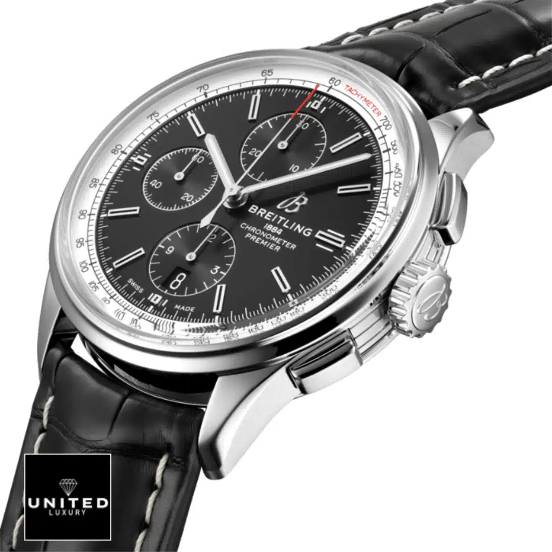 Breitling Premier Chronometer A13315351B1P2 Replica Leather Bracelet