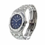 Audemars Piguet Royal Oak "Jumbo" Extra-Thin 16202ST "Blue Dial" Masterpiece Replica - Image 2