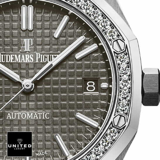 Audemars Piguet Royal Oak 15451ST.ZZ.1256ST.02 Gem-Set Bezel Replica