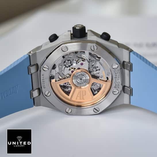 Audemars Piguet Royal Oak Selfwinding 26238ST "Blue Dial" Signature Copy Edition audemars piguet 26238st blue dial replica back Audemars Piguet 26238ST Replica Skeleton Case