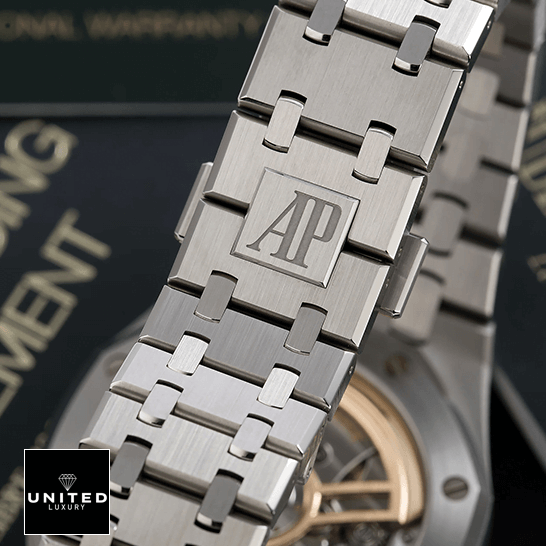 Audemars Piguet Royal Oak 15500ST Stainless Steel Bracelet Replica on the warranty card
