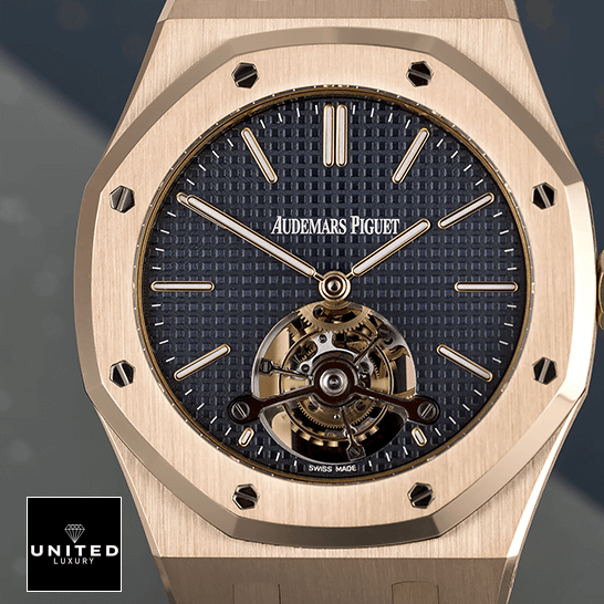 Audemars Piguet Royal Oak Tourbillon 26522OR Audemars Piguet Royal Oak 26522OR.OO_.1220OR.01 Blue Dial Replica