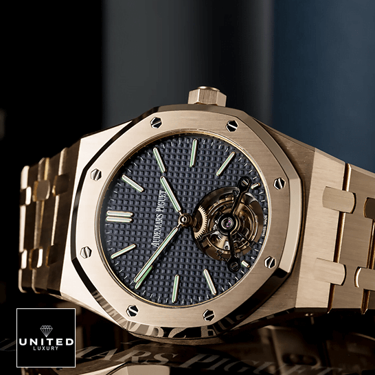 Audemars Piguet Royal Oak Tourbillon 26522OR Ap Royal Oak Tourbillion 26522OR.OO Blue Dial Replica