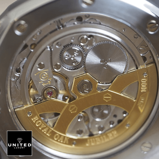 Audemars Piguet Royal Oak 14802ST Audemars Piguet Royal Oak Jubilee Steel Mechanism Replica front back view