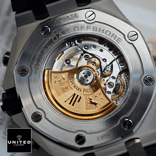 Audemars Piguet Royal Oak Offshore 26408OR.OO.A010CA.01 Audemars Piguet Eoyal Oak Offshore Steel Case Replica upside view