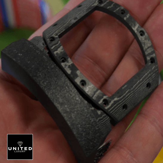 Richard Mille RM 011 Richard Mille Rm011 Carbon Bracelet Replica on the hand