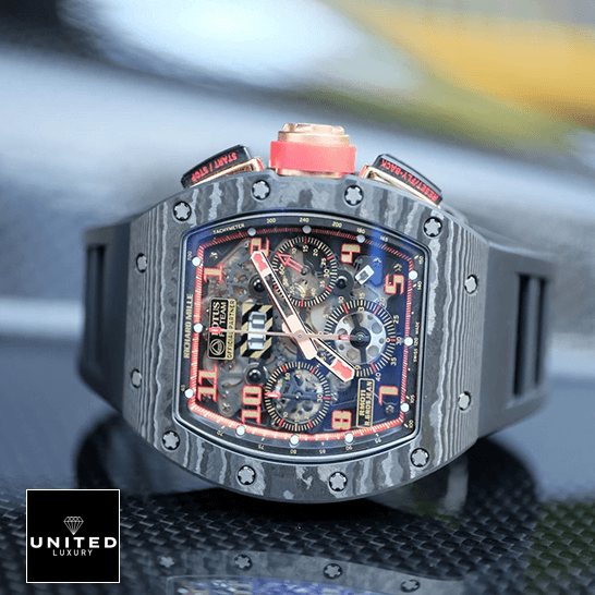 Richard Mille RM 011 Richard Mille RM011 Romain Lotus Rose Gold Replica crown / push button