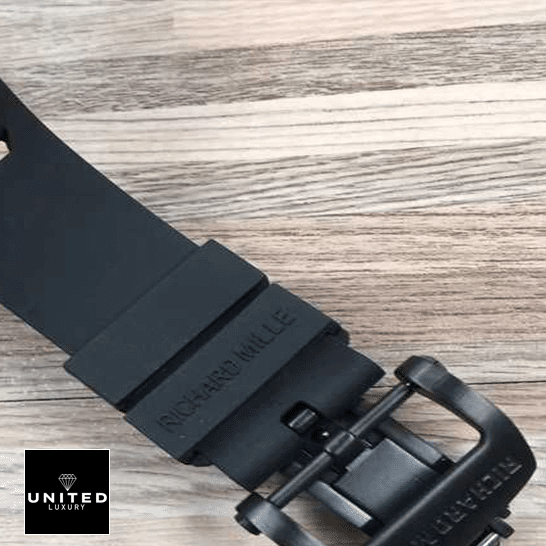 Richard Mille RM 11-03 Richard Mille RM11-03 Black Rubber Bracelet Replica steel clasp