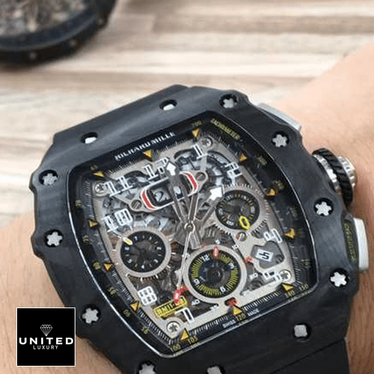 Richard Mille RM 11-03 Richard Mille RM11-03 Automatic Winding Flayback Replica on the wrist