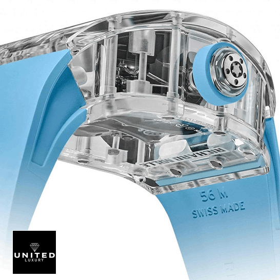 Richard Mille RM 053-02 Richard Mille Tourbillion RM53-02 Sapphire Left Replica side view