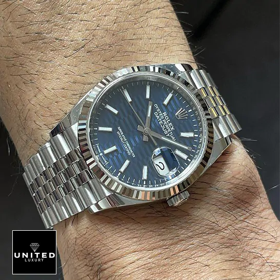 Rolex Datejust 126234 "Blue Dial Jubilee" Luxury Clone Quality rolex 126234 blue motif replica 6 rolex-126234-blue-motif-replica-6