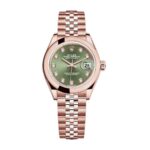 Rolex Lady-Datejust 279165 Green Diamond Dial Premium Copy 1:1