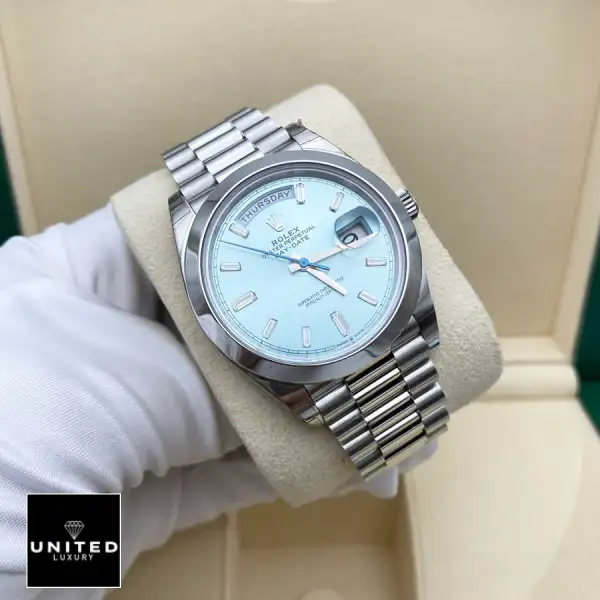 Rolex Day-Date 228206 "Platinum" True Clone 1:1 rolex day date 40 1 Rolex Day-Date 228206 "Platinum" True Clone 1:1 rolex day date 40 1