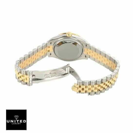 Rolex Datejust 278343RBR Champagne Roman Dial Ultra Realistic Replica rolex grey diamond replica1 Rolex Datejust 278343RBR-0022 Jubilee Replica open clasp