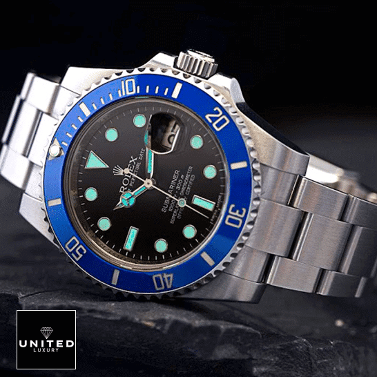 Rolex Submariner Date 16610 "Black Dial" Master Clone Quality rolex submariner 16610 replica luminance Rolex Submariner Date 16610 Luminous Dial Oyster Replica