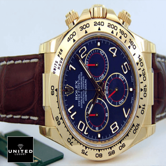 Rolex Daytona Yellow Gold Case Button & Crown Pusher 116518 Replica