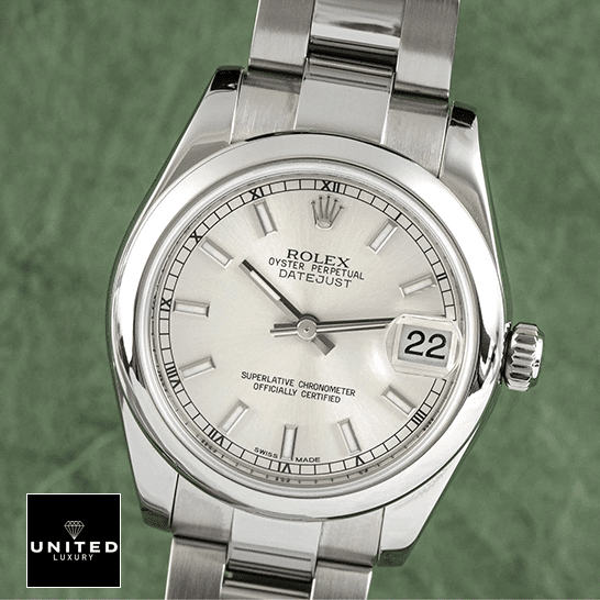 Rolex Datejust 178240 Steel Smooth Bezel Perfect Clone Edition Rolex Datejust 178240 Silver Dial Oyster Replica