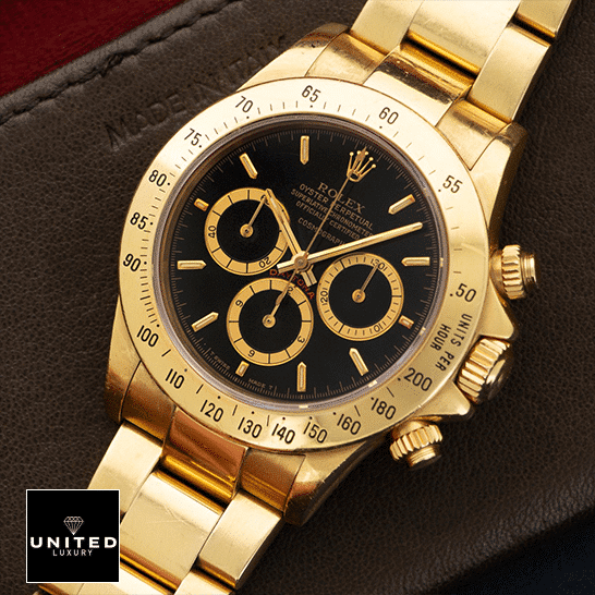 Rolex Daytona Cosmograph 16528 Black Dial Stick Indices Replica
