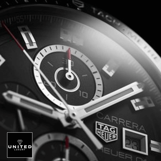 TAG Heuer Carrera Chronograph CBN2A1A.BA0643 "Black Dial" Top Grade Replica Tag Heuer cAR201Z.BA0714 Carrera Black Dial Replica front close view