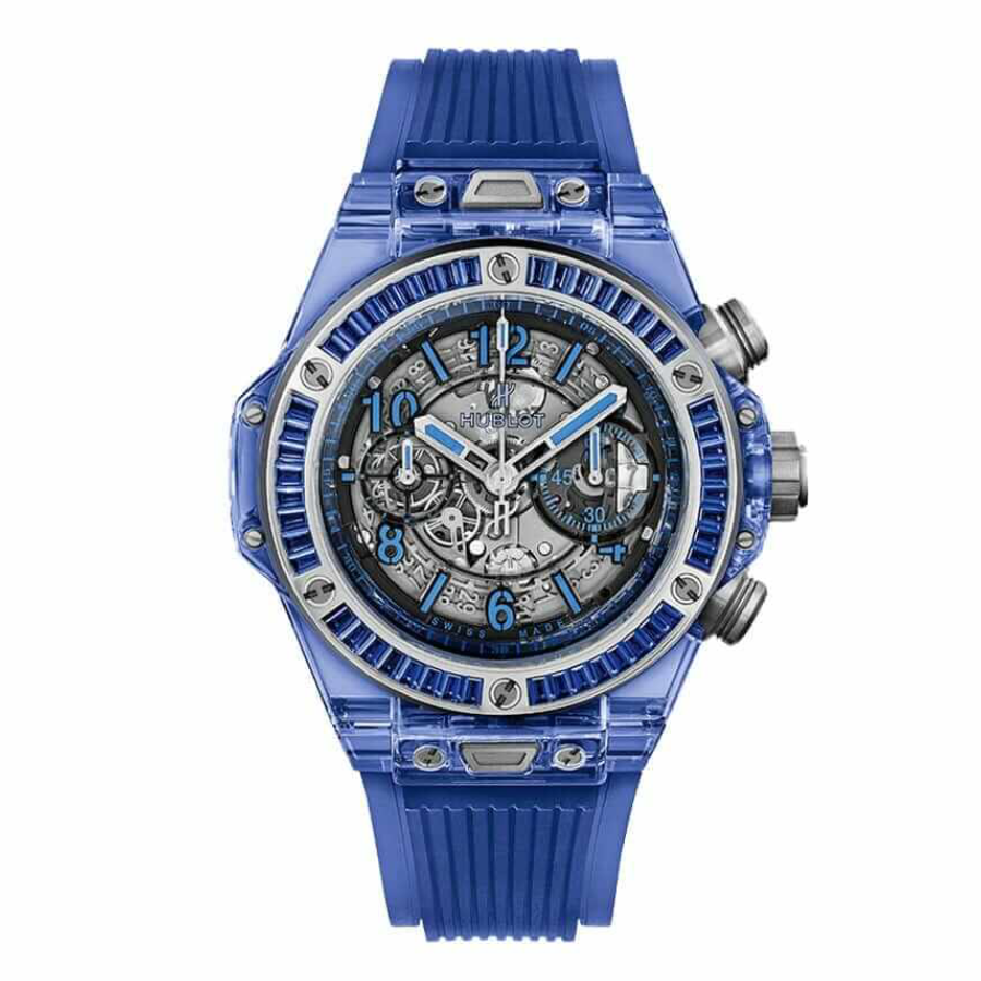 Hublot-Sapphire-Replica Hublot Big Bang Unico Sapphire 411.JX.4802.RT “Transparent Case” Collector’s Replica - Image 1