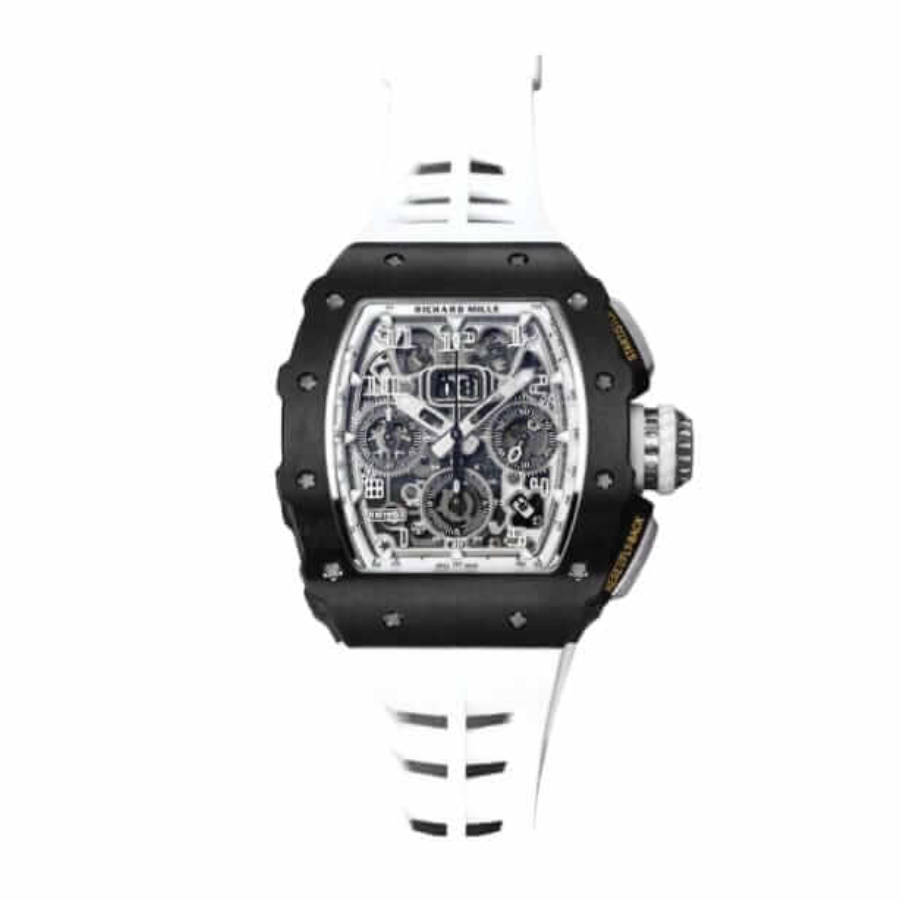 Richard-Mille-Titanium-Black_White-Replica-1 Richard Mille RM 011-03 “Titanium Skeleton” Premium Super Clone - Image 1