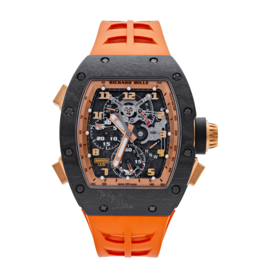 Richard-Mille-Titanium-Orange-Storm-Replica5 Richard Mille RM 011-03 “Orange Storm” Perfect Super Clone - Image 1