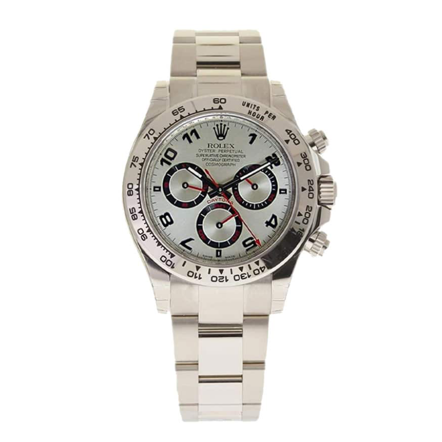 Rolex-Daytona-116509-White-Gold-Silver-Dial-Replica Rolex Cosmograph Daytona 116509 “White Gold” True to Original Copy - Image 1