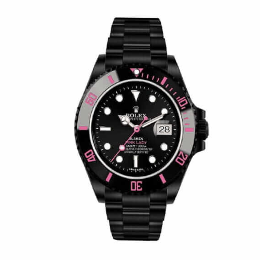 Rolex-Submariner-116610N-Pink-Venom-Black-Dial-Replica Rolex Submariner 116610N “Pink Venom” Perfect Duplicate 1:1 - Image 1