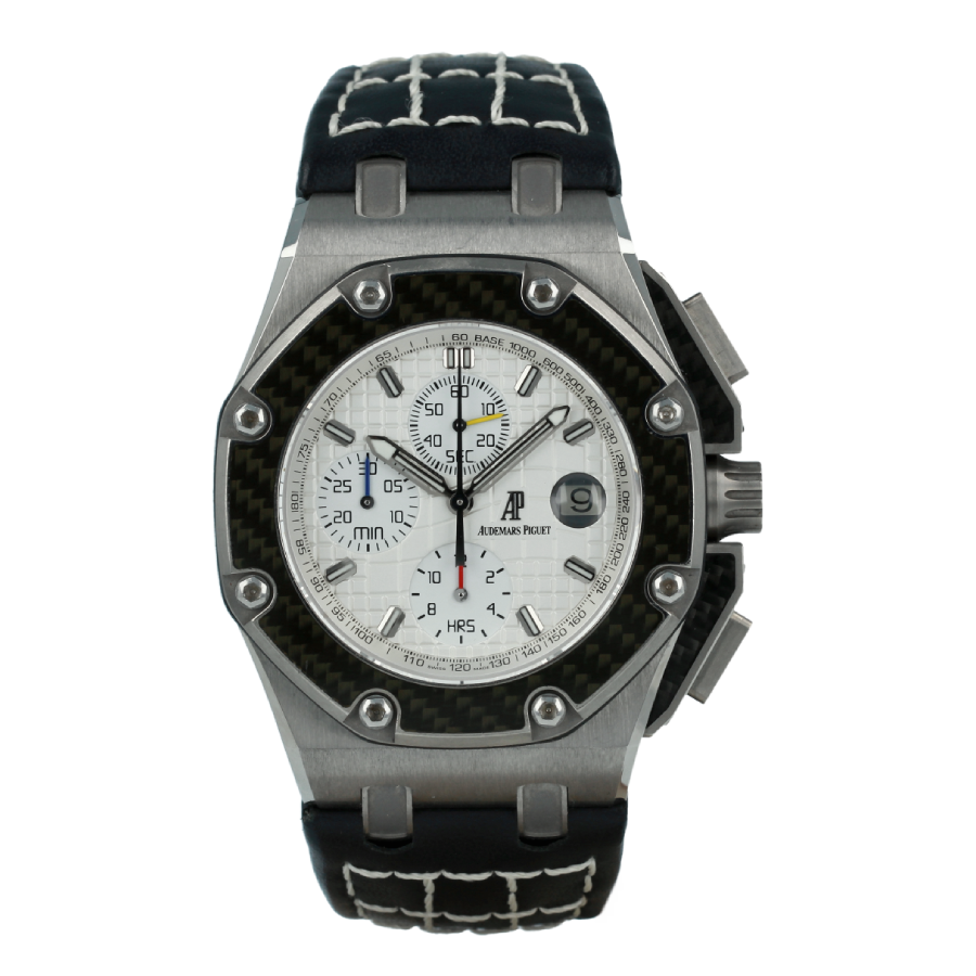 Royal-Oak-White-Dial-Replica-4 Audemars Piguet Royal Oak Offshore 26030IO.OO.D001IN.01 “White Dial” Exclusive Clone Edition - Image 1