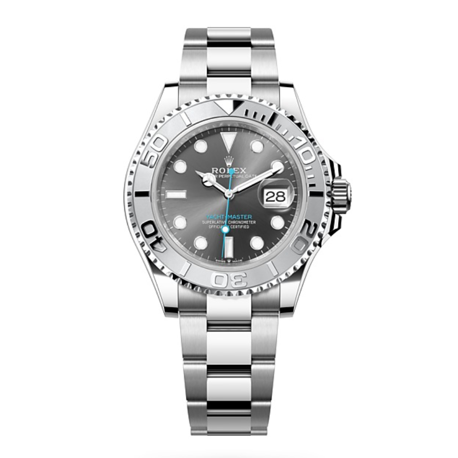 Yacht-Master-Rhodium-Replica Rolex Yacht-Master 268622 “Rhodium Dial” Ultra Detailed Clone - Image 1