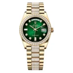 Rolex Day-Date 128348RBR “Iced Out” Deluxe Clone 1:1