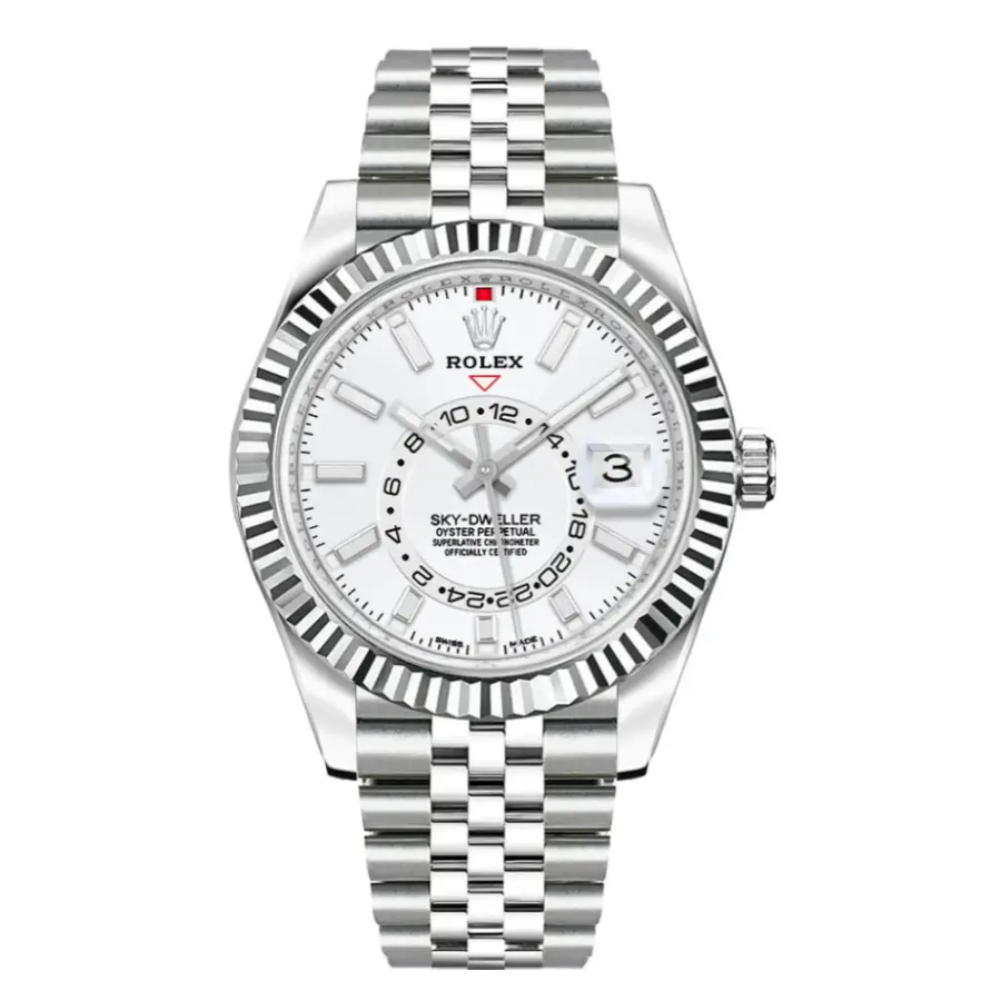 Yeni-Proje11 Rolex Sky-Dweller 336934-0004 “White Dial” Ultra Detailed Clone - Image 1
