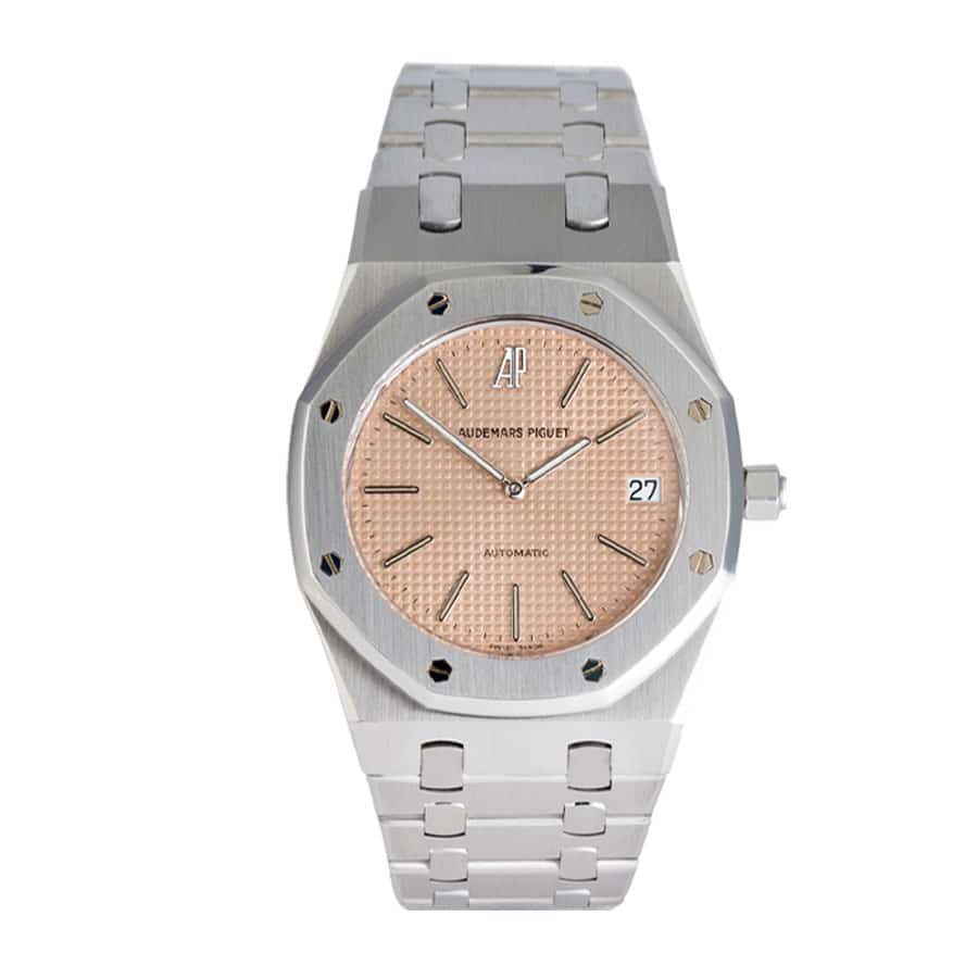 audemars-piguet-royal-oak-selfwinding-orange-dial-14802st-replica-1 Audemars Piguet Royal Oak 14802ST “Jubilee” Near Original Replica - Image 1
