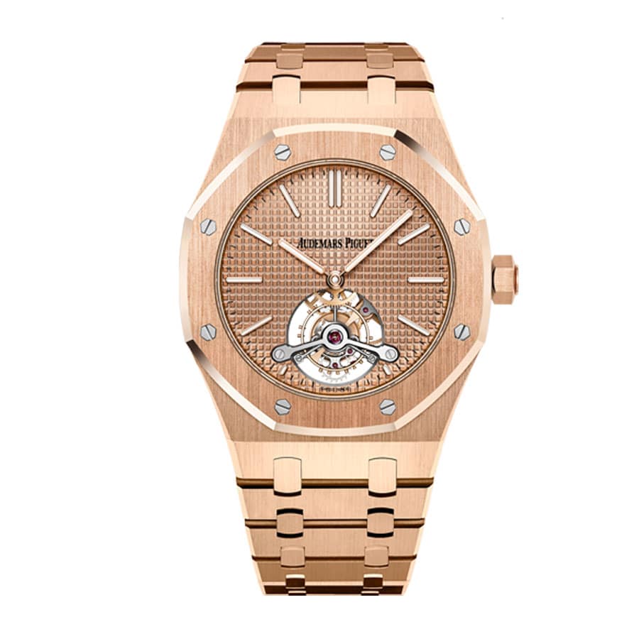 audemars-piguet-royal-oak-tourbillon-extra-plat-26515or-oo-1220or-01-rose-gold-dial-replica Royal Oak Tourbillon 26515OR.OO.1220OR.01 Extra-Thin Replica - Image 1