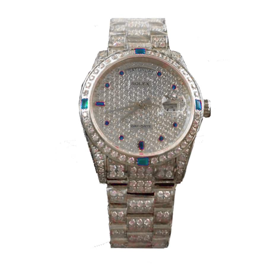 rolex-datejust-white-gold-diamond-dial-iced-out-116625-replica Rolex Datejust 116624 “Oyster Diamond” Masterpiece Clone - Image 1