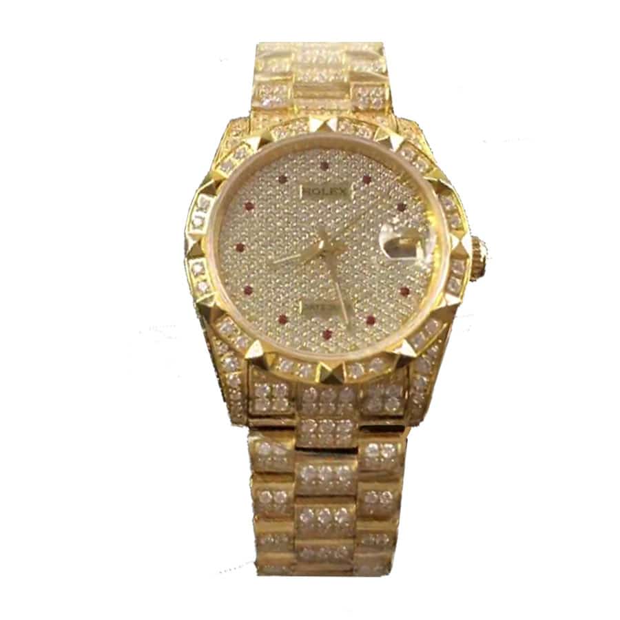 rolex-datejust-yellow-gold-diamond-dial-iced-out-116624-replica Rolex Cosmograph Daytona 116508 “Iced Out” Top Tier Replica Edition - Image 1