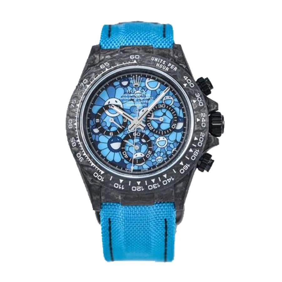 rolex-daytona-cosmograph-automatic-blue-sun-flower-pattern-dial-replica Rolex Cosmograph Daytona 116509 “Sun Flower Pattern Dial” Pro Clone 1:1 - Image 1