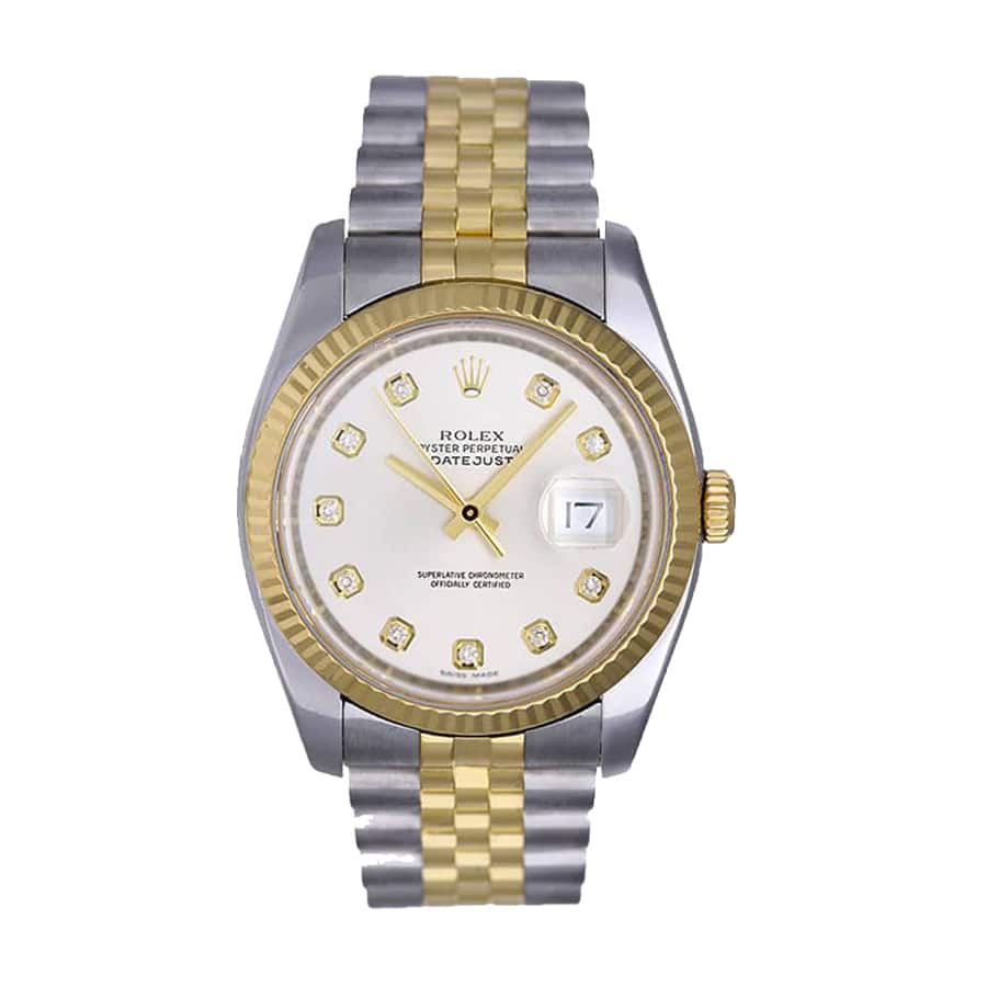 rolex-jubilee-datejust-116233-36mm-steel-automatic-champagne-dial-replica Rolex Datejust 16233 Signature Replica 1:1 - Image 1