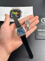 Cartier Santos De Cartier Medium Blue WSSA0063 35.5mm – VIP Version - Image 3