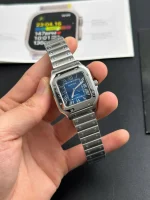 Cartier Santos De Cartier Medium Blue WSSA0063 35.5mm – VIP Version - Image 4