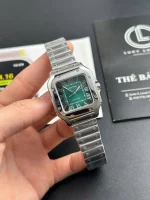 Cartier Santos De Cartier Medium Green WSSA0061 35.5mm – VIP Version - Image 2