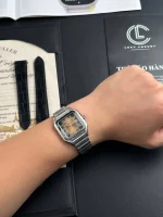 Cartier Santos De Cartier Chocolate Dial WSSA0065 35.5mm – VIP Version - Image 5