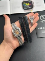 Cartier Santos De Cartier Chocolate Dial WSSA0065 35.5mm – VIP Version - Image 2