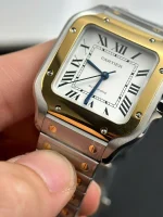 Cartier Santos De Cartier Two Tone W2SA0006 35.5mm – VIP Version - Image 5