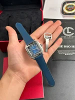 Cartier Santos De Cartier Blue Dial WSSA0071 39.8mm – VIP Version - Image 4