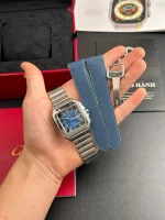 Cartier Santos De Cartier Blue Dial WSSA0071 39.8mm – VIP Version - Image 3