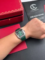 Cartier Santos De Cartier Green Dial Large WSSA0062 39.8mm – VIP Version - Image 6