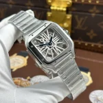 Cartier Santos Large Skeleton WHSA0015 39mm – VIP Version - Image 3