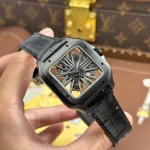Cartier Santos Large Skeleton Black 39mm – VIP Version - Image 3
